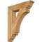 Ekena Millwork Imperial Traditional Rough Sawn Bracket, Western Red Cedar, 4"W x 20"D x 24"H BKT04X20X24IMP01RWR - alternate 1